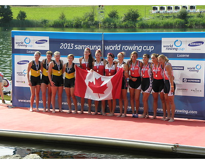 thumbnail Hot days in July 2013 at the Samsung World Rowing Cup in Lucerne