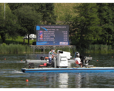 thumbnail Hot days in July 2013 at the Samsung World Rowing Cup in Lucerne