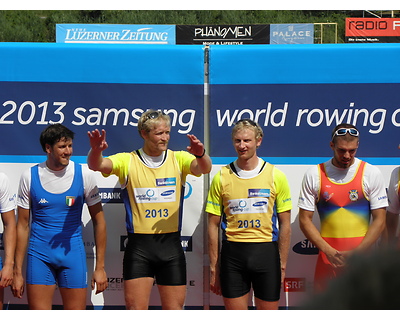 thumbnail Hot days in July 2013 at the Samsung World Rowing Cup in Lucerne