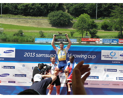 thumbnail Hot days in July 2013 at the Samsung World Rowing Cup in Lucerne